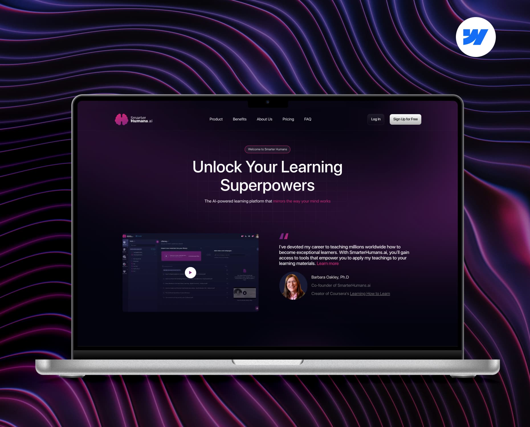 Smarter Humans website preview